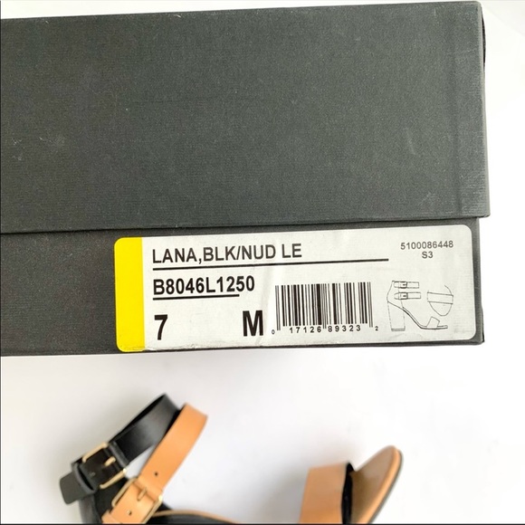 Vince Colorblock Double Ankle Strap Sandals Heels 37 - Picture 11 of 11